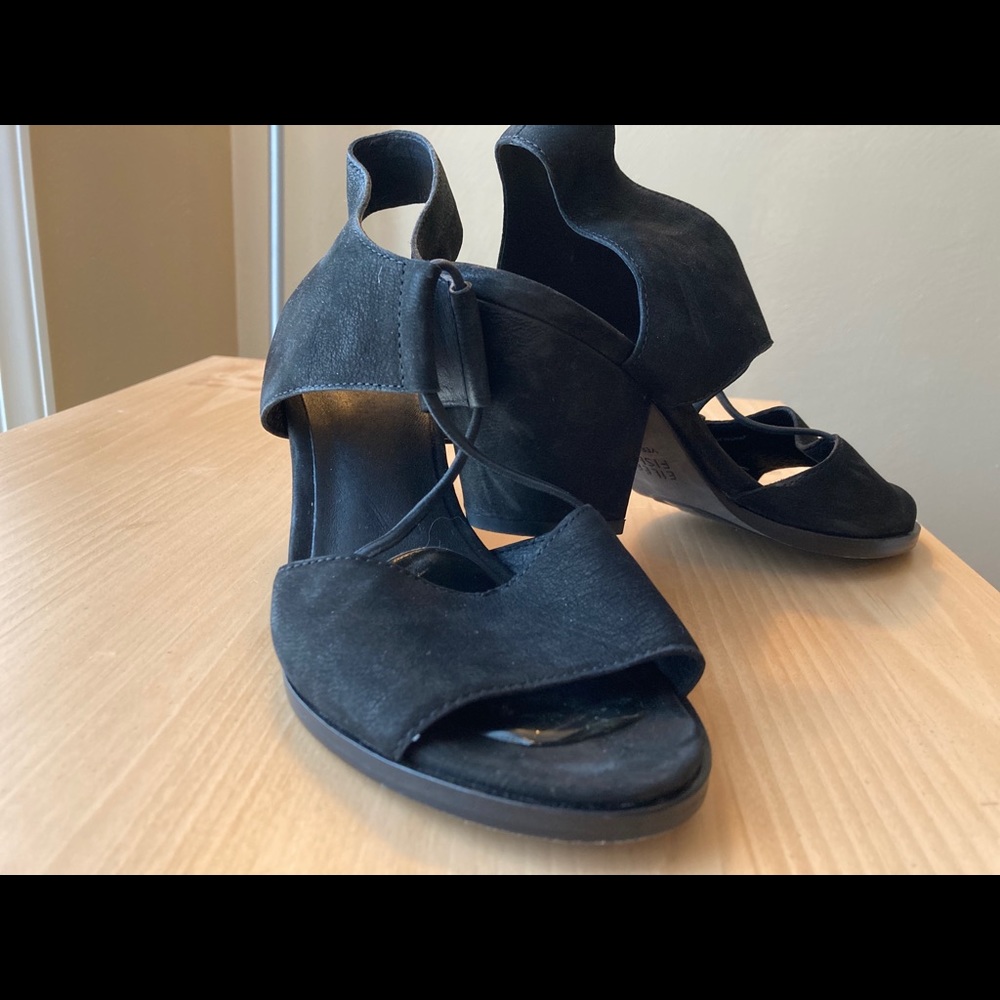 Eileen Fisher black sandals